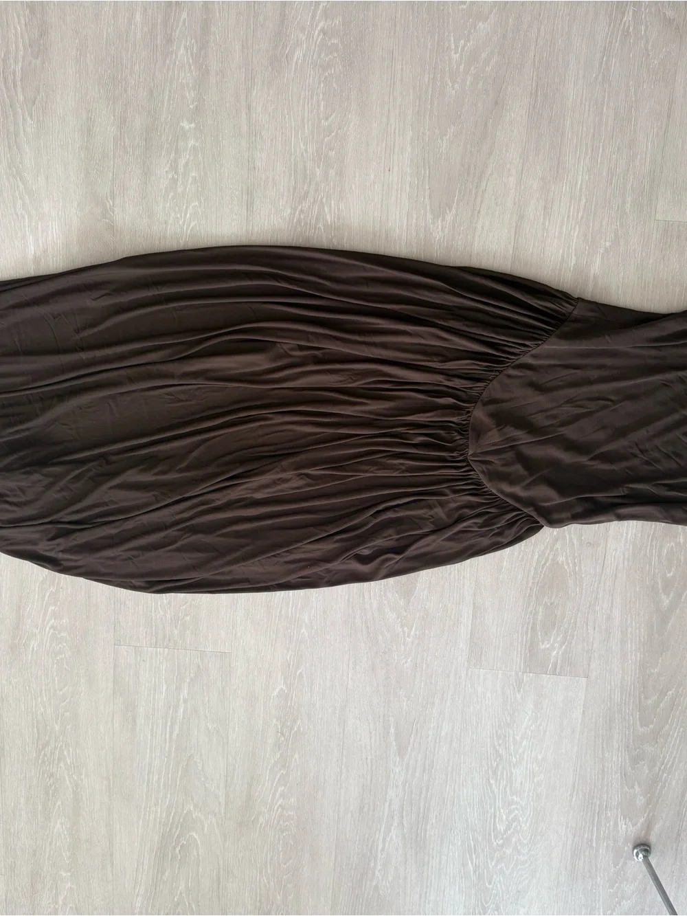 Tory Burch Dark Brown Jersey Clip Tank Dress